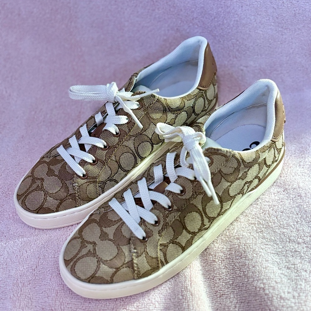 Coach Signature Canvas Sneakers